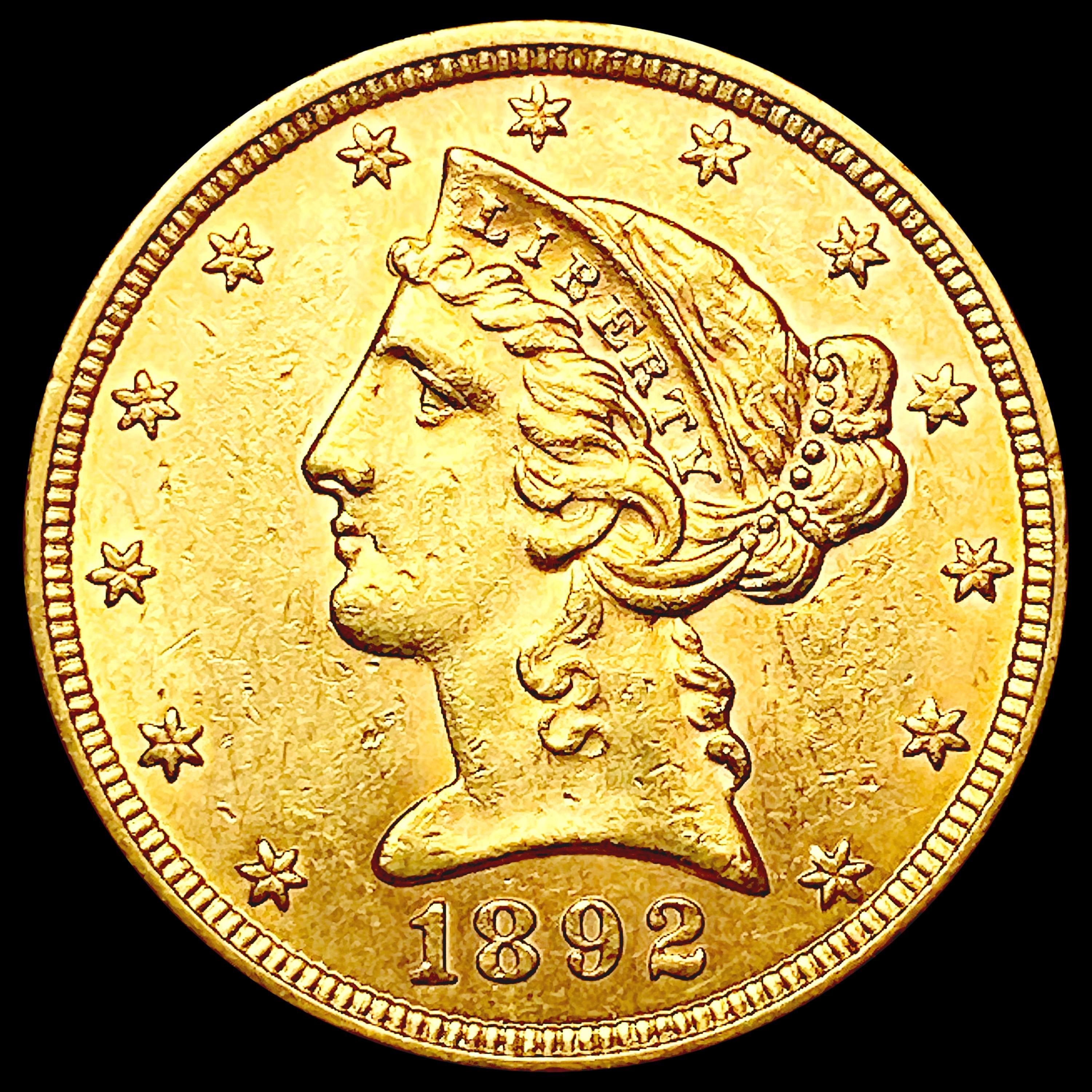 1882 $5 Gold Half Eagle UNCIRCULATED