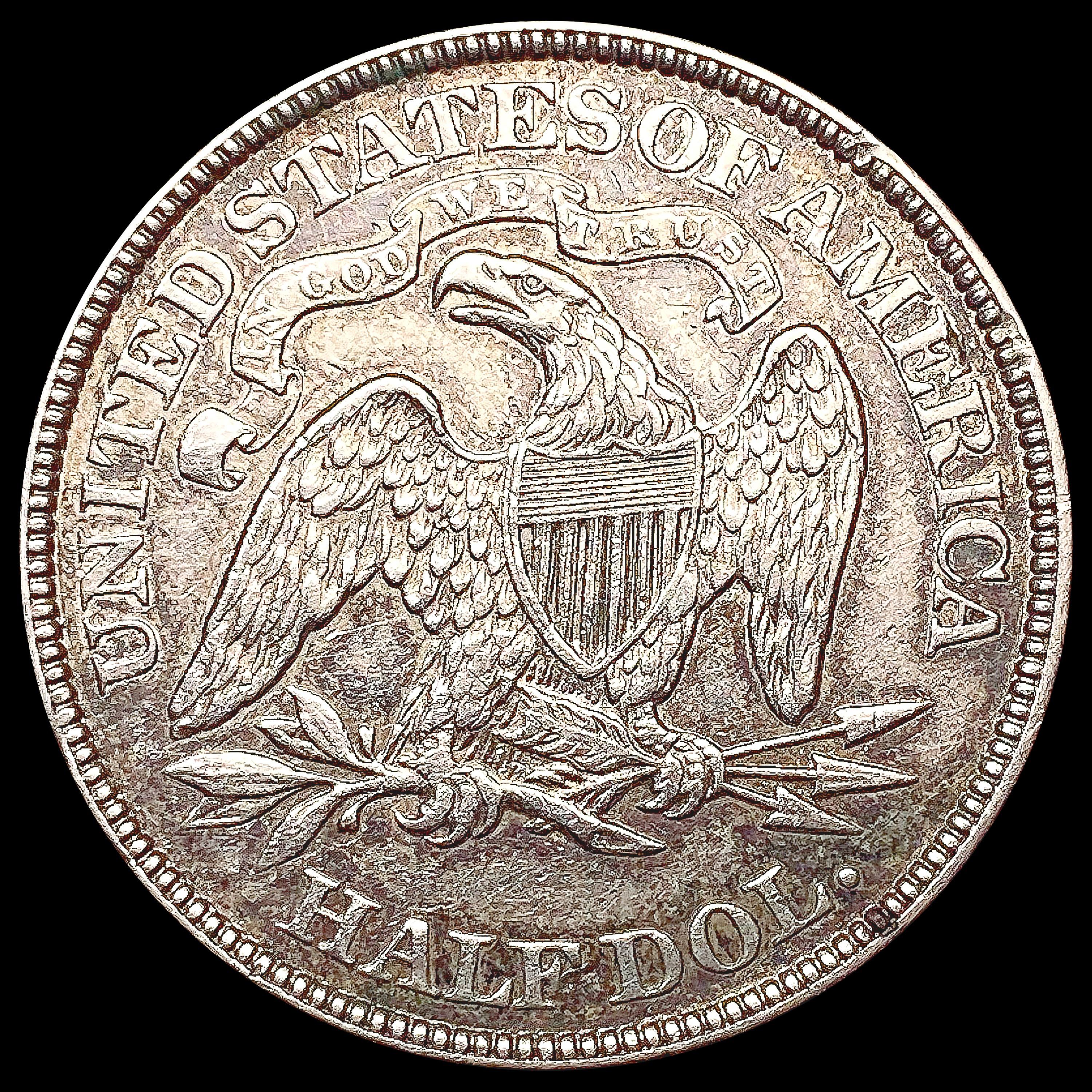 1873 Arws Seated Liberty Half Dollar CLOSELY UNCIR