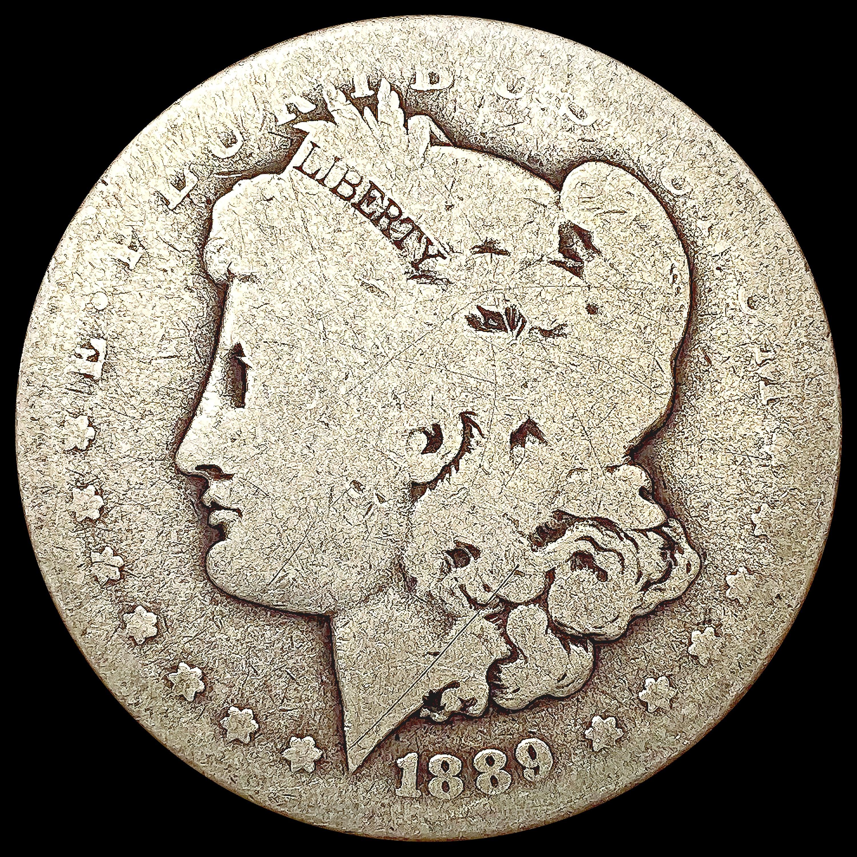 1889-CC Morgan Silver Dollar NICELY CIRCULATED