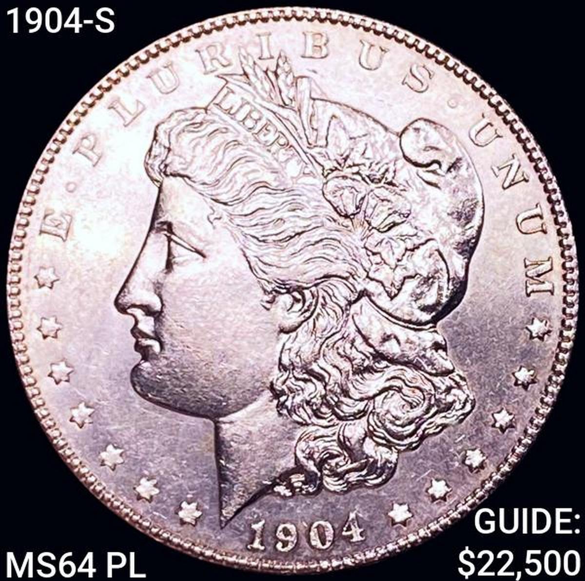 1904-S Morgan Silver Dollar CHOICE BU PL