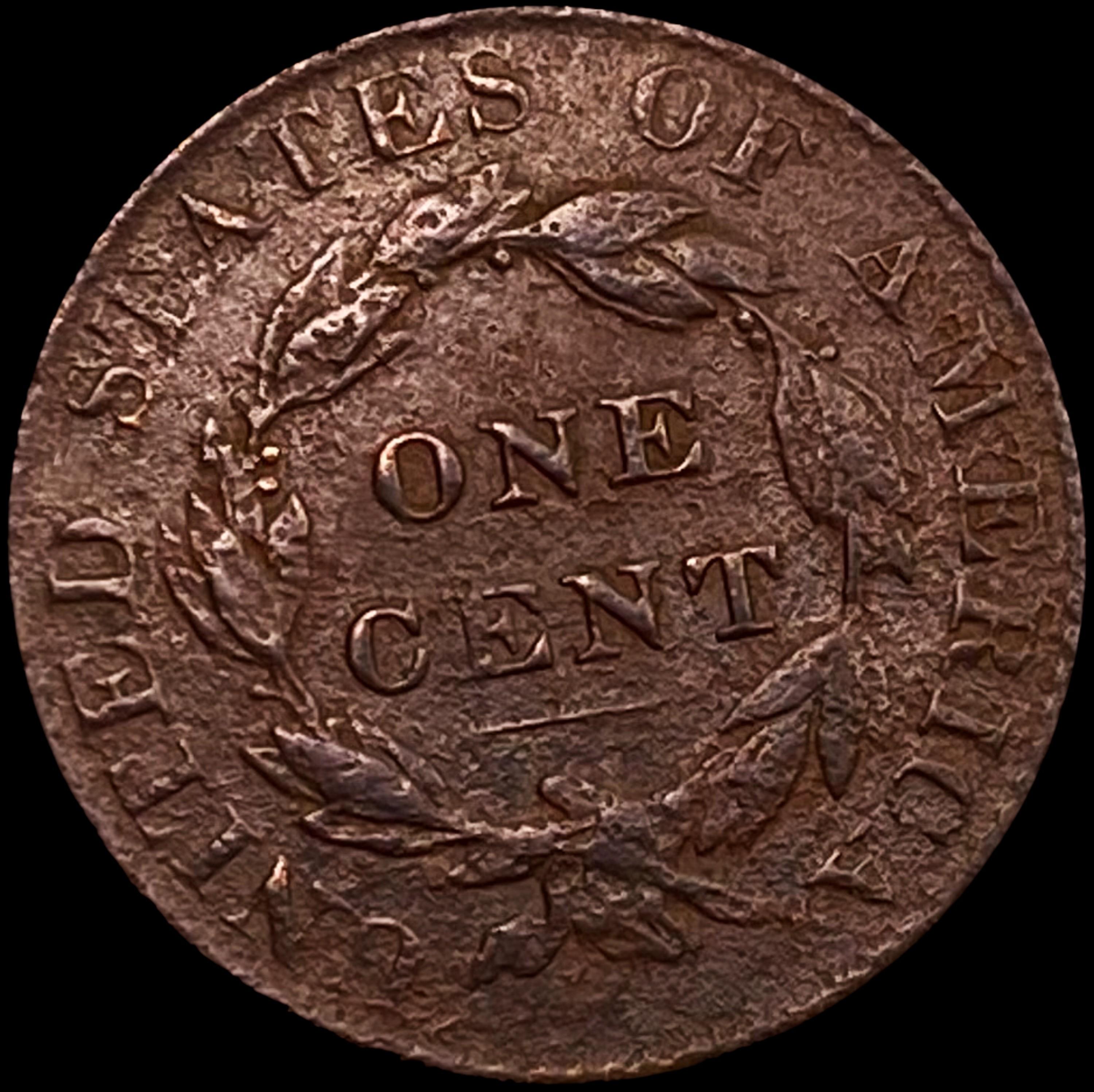 1823/2 Coronet Head Cent CLOSELY UNCIRCULATED
