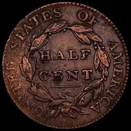 1811 Close Date Classic Head Half Cent HIGH GRADE