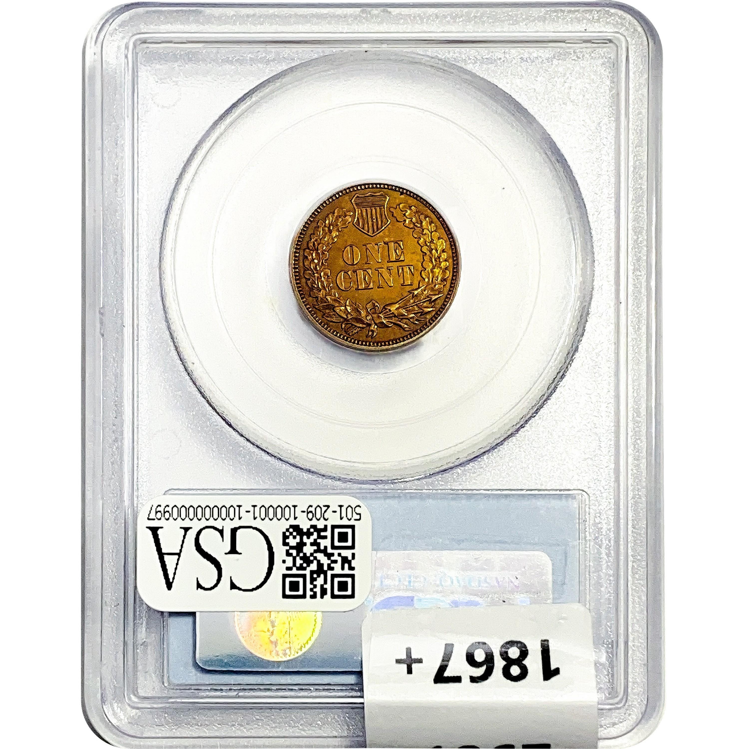 1861 Indian Head Cent PCGS PR63