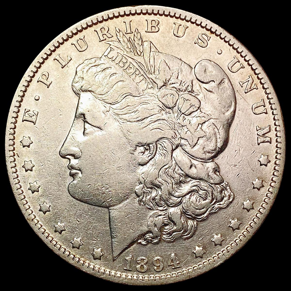 1894 Morgan Silver Dollar NEARLY UNCIRCULATED