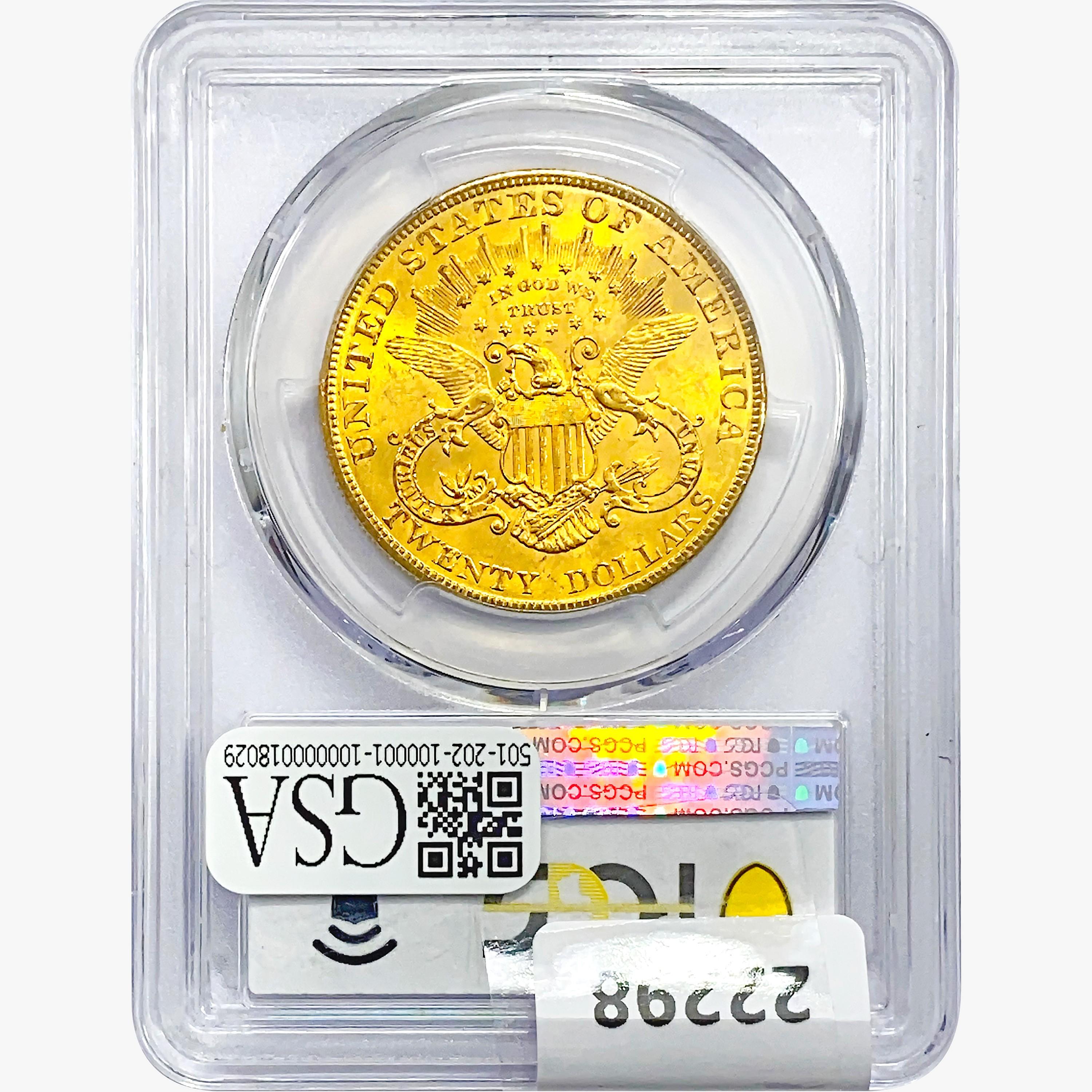 1904 $20 Gold Double Eagle PCGS MS64