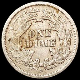 1876-S Seated Liberty Dime LIGHTLY CIRCULATED
