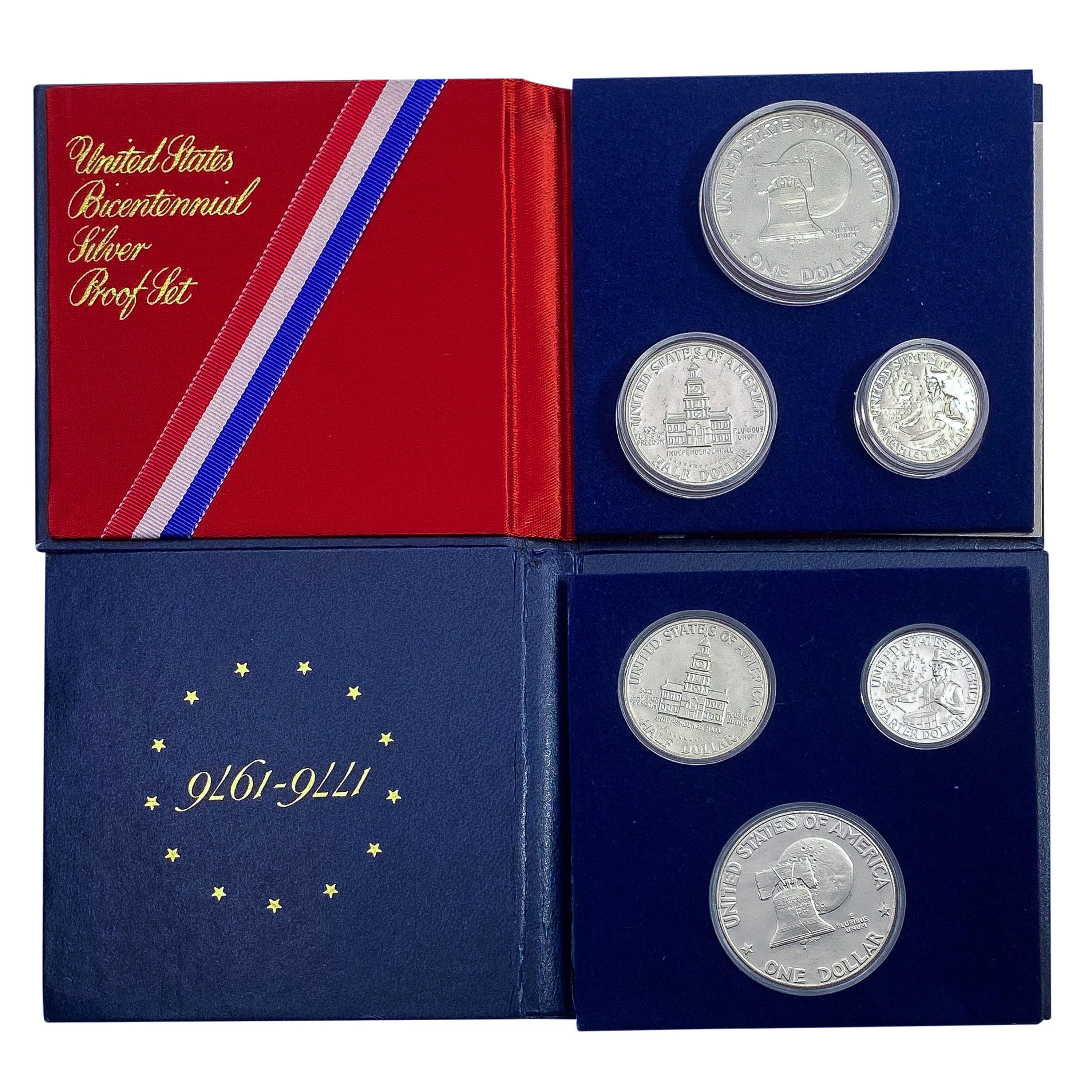 1971-1981 US Proof Sets W/Silver [55 Coins]