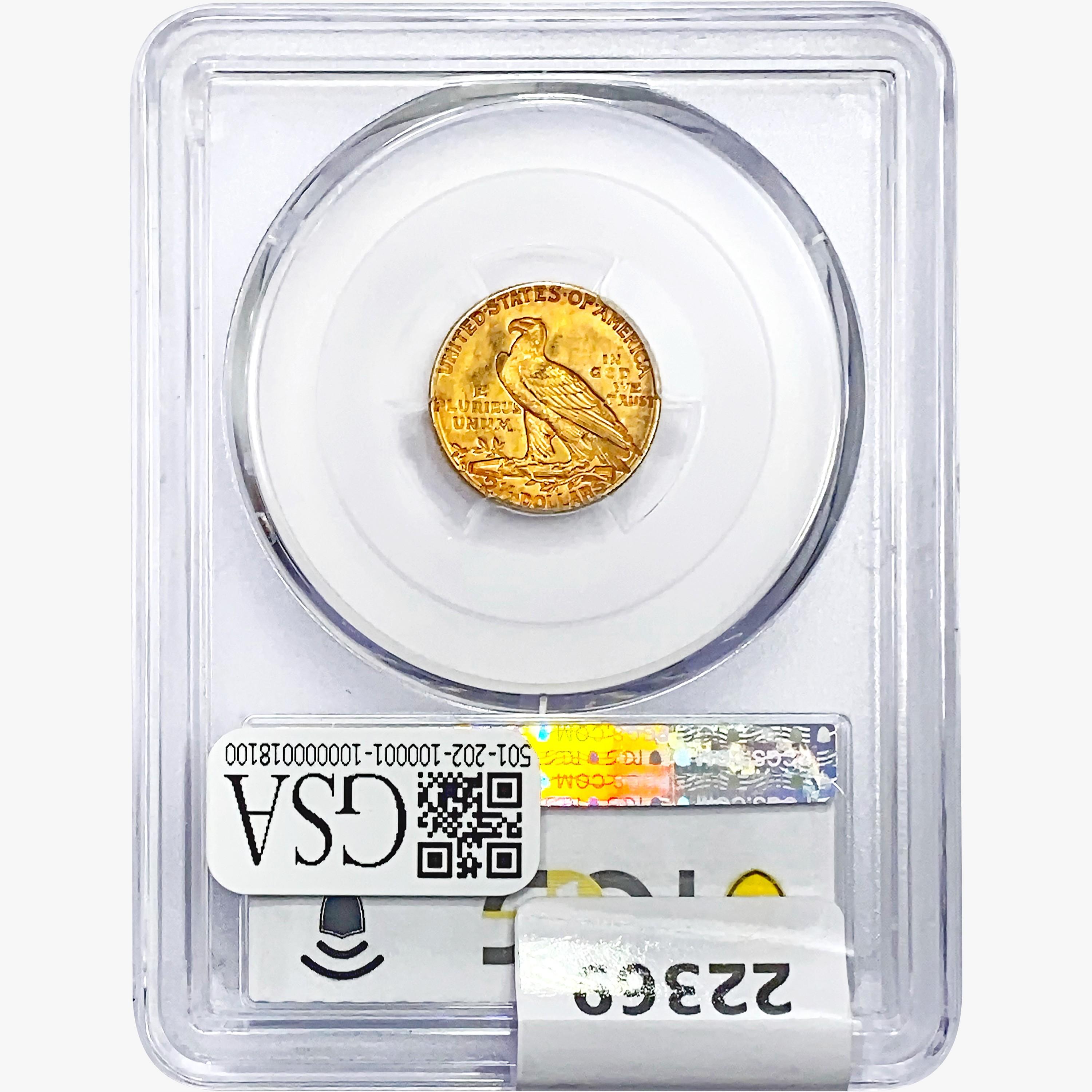 1914-D $2.50 Gold Quarter Eagle PCGS AU58