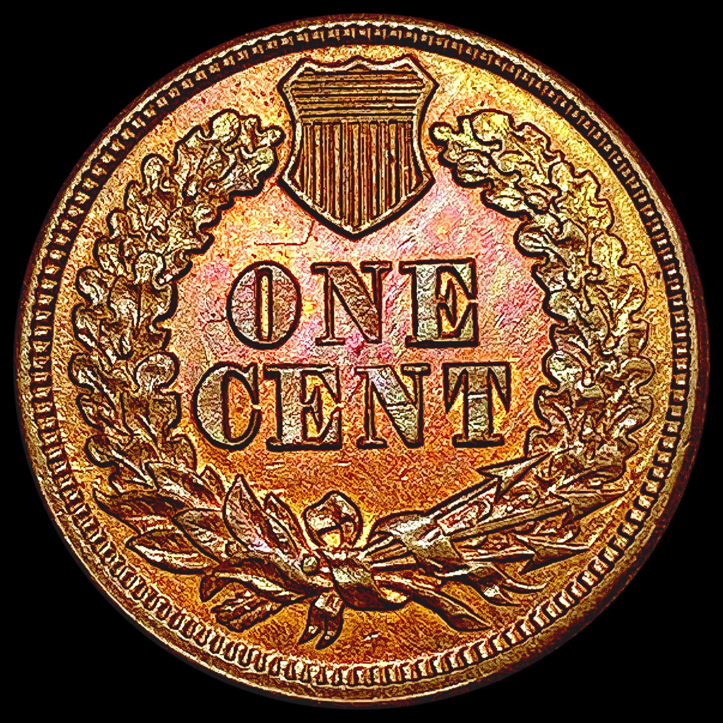 1865 Indian Head Cent CHOICE AU