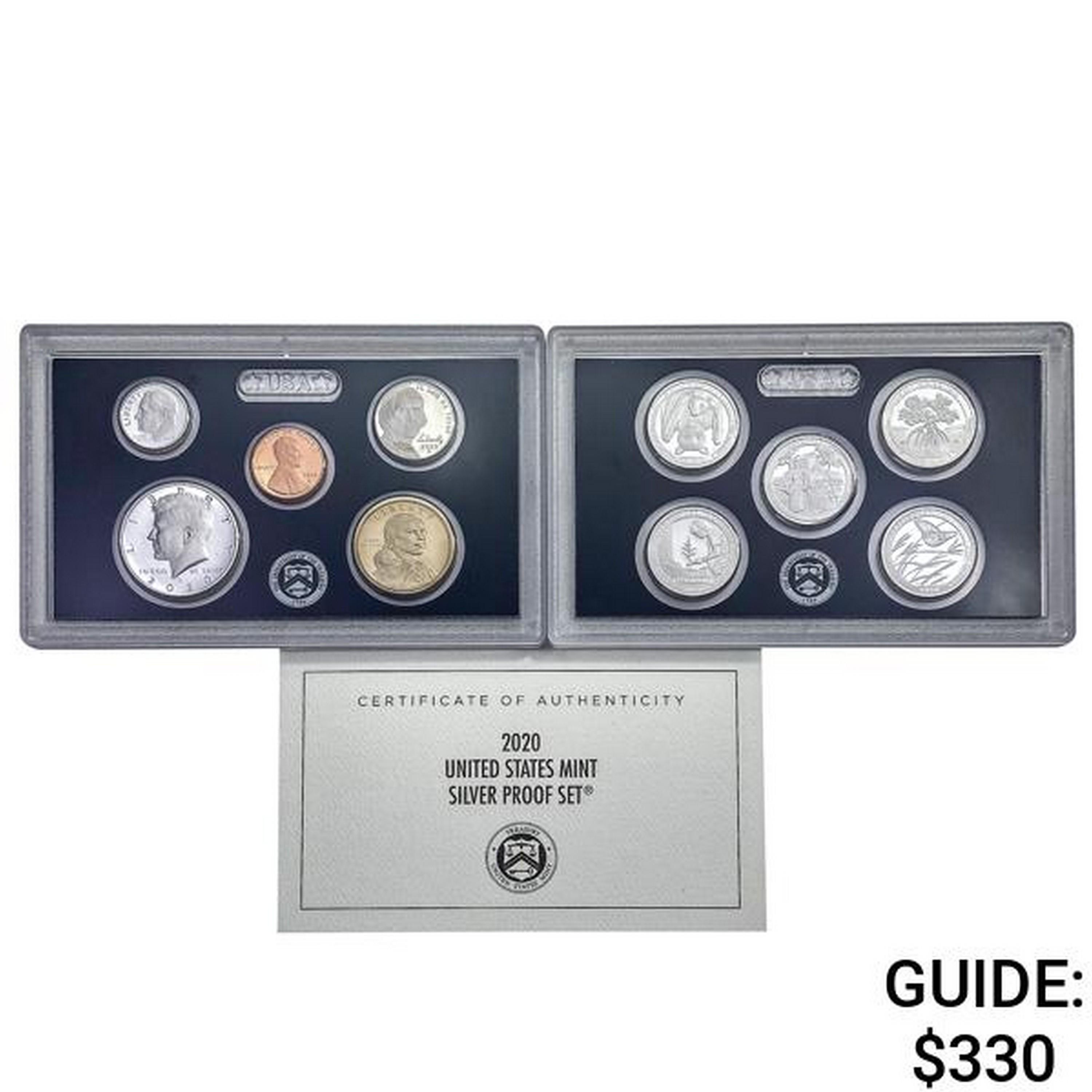 2020 US Silver Proof Set [10 Coins]