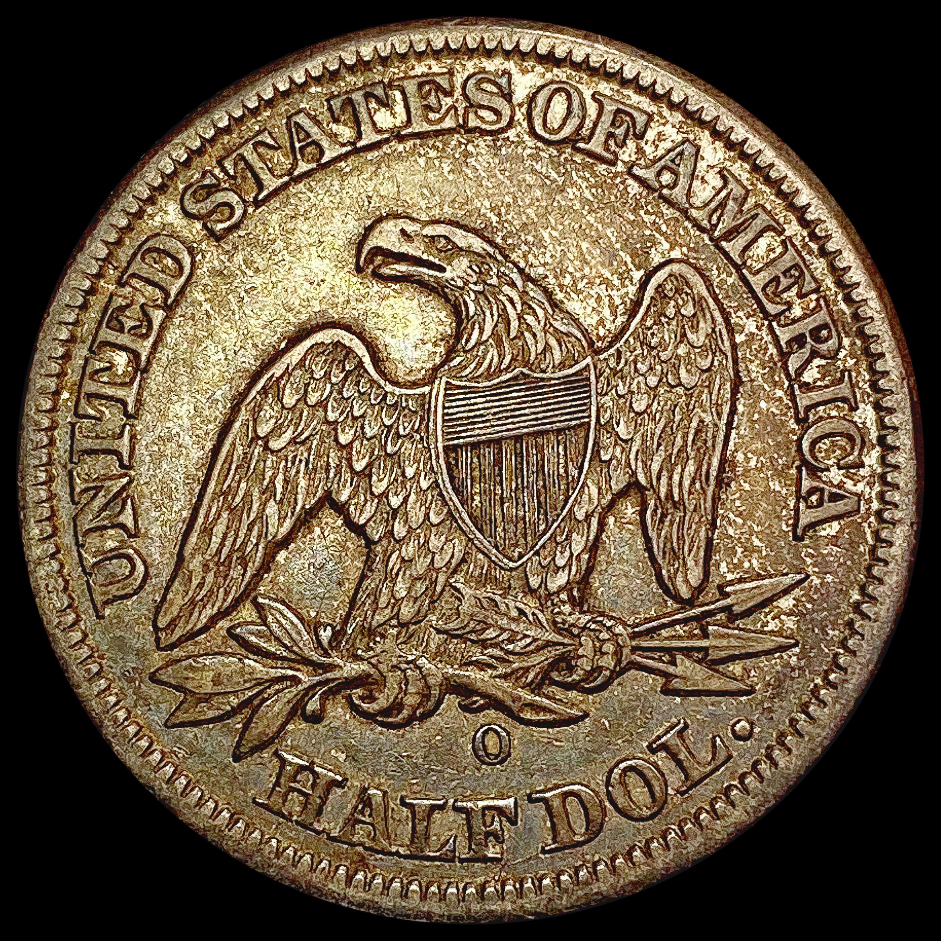 1855-O Seated Liberty Half Dollar CLOSELY UNCIRCUL