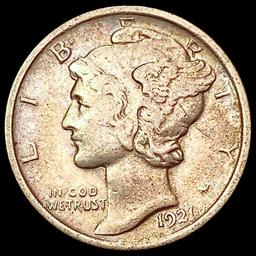 1921 Mercury Dime NEARLY UNCIRCULATED