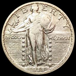 1918-S Standing Liberty Quarter NEARLY UNCIRCULATE