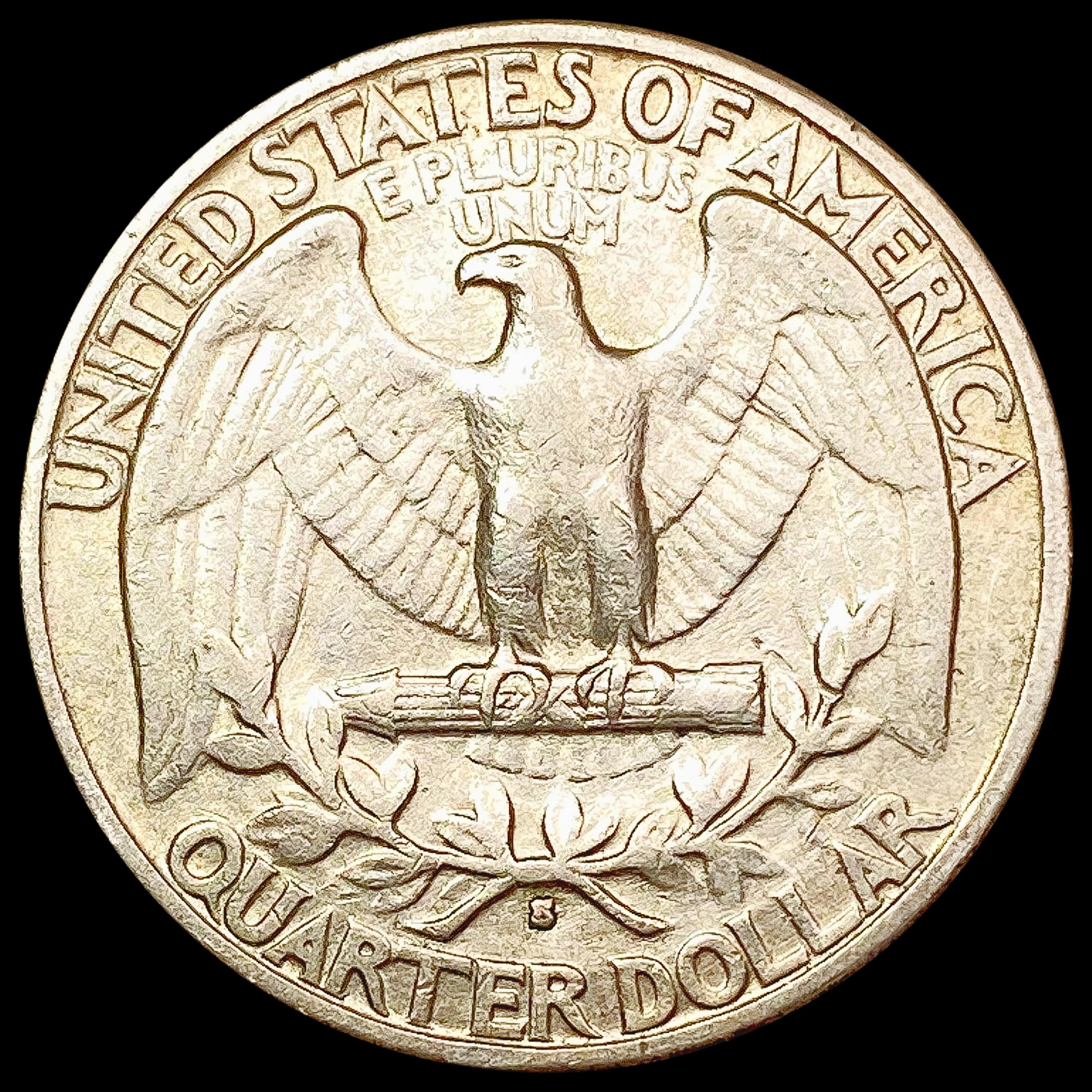 1932-S Washington Silver Quarter NEARLY UNCIRCULAT