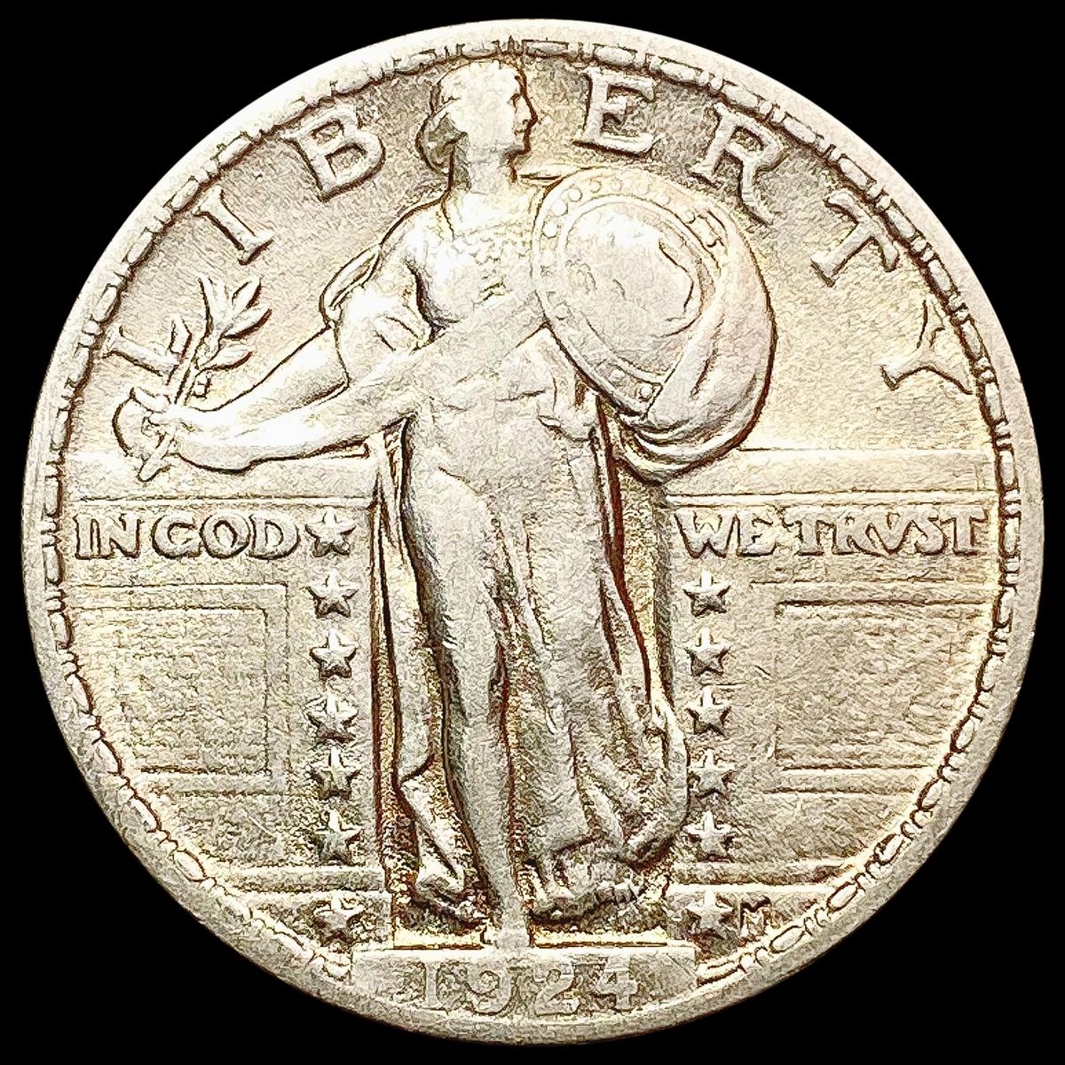 1924 Standing Liberty Quarter LIGHTLY CIRCULATED