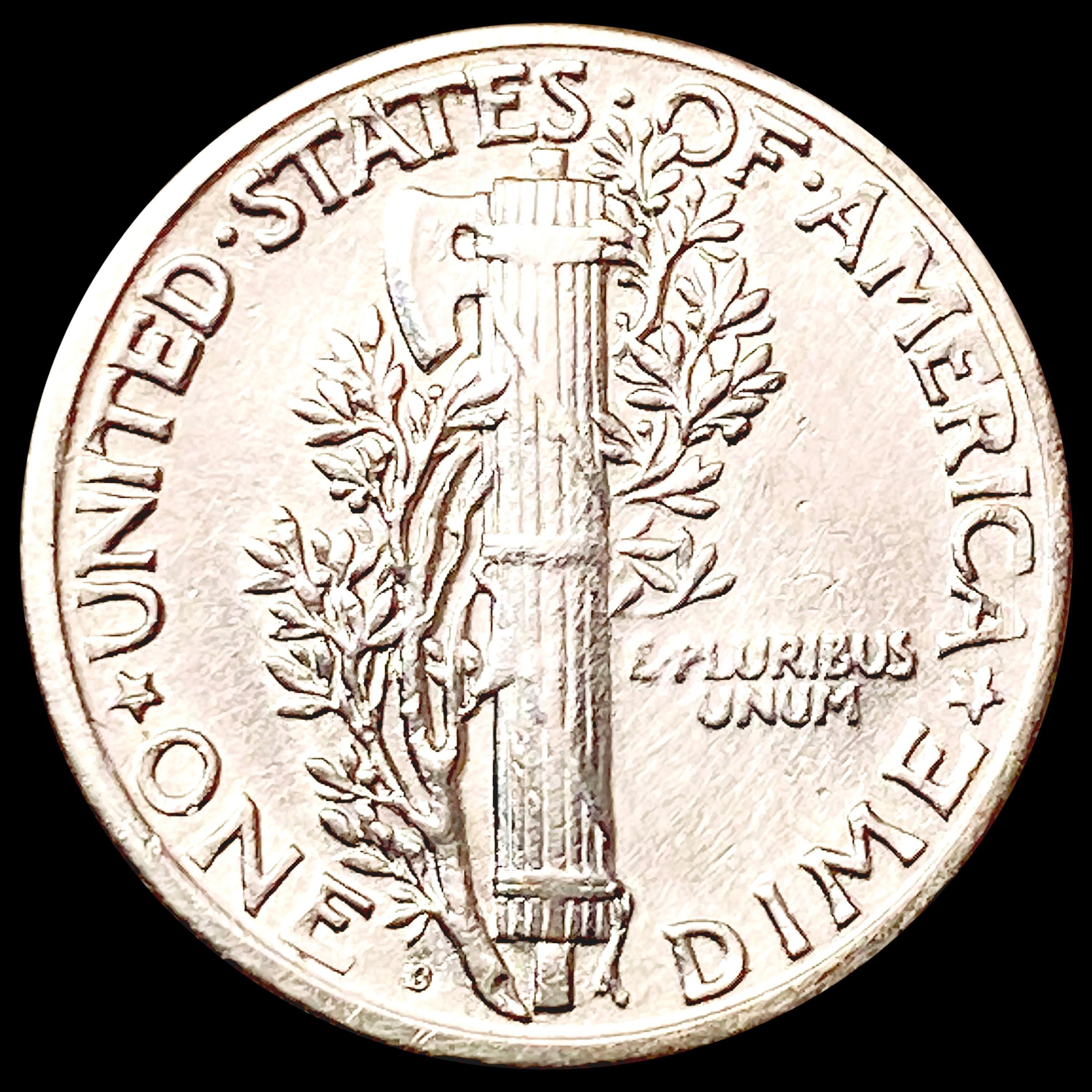 1927-D Mercury Dime CLOSELY UNCIRCULATED