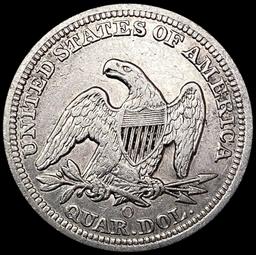 1856-O Seated Liberty Quarter CLOSELY UNCIRCULATED