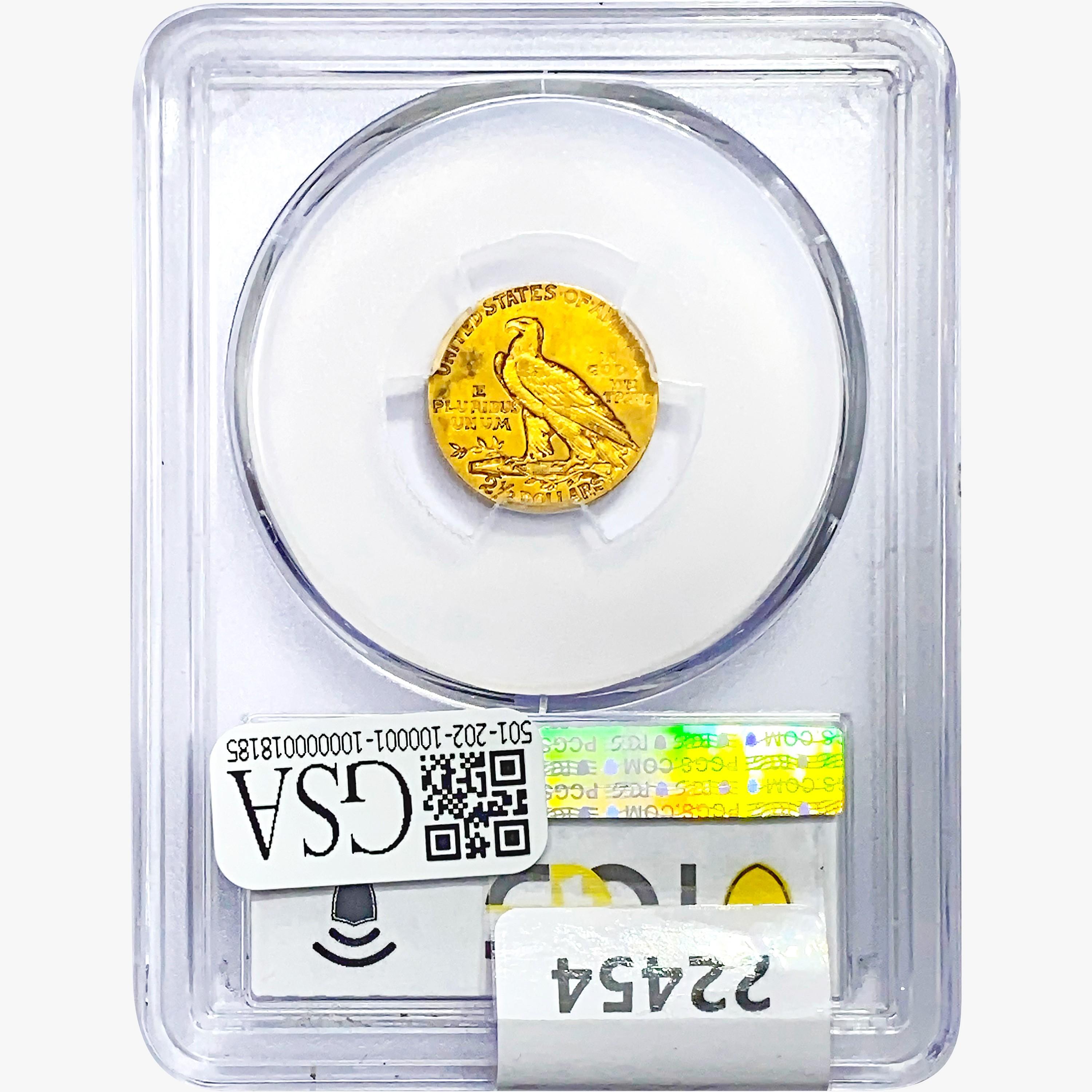 1911 $2.50 Gold Quarter Eagle PCGS XF45