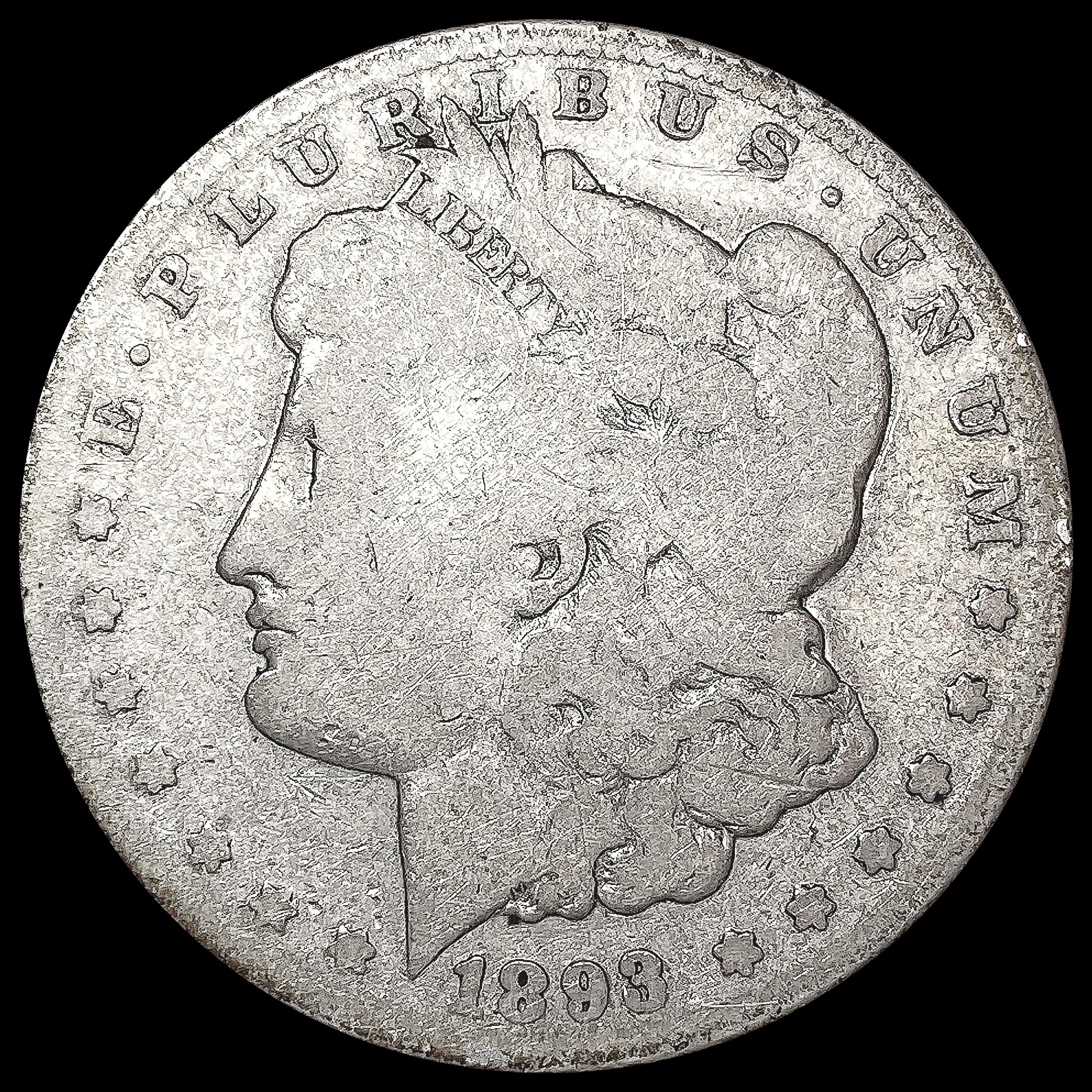 1893 Morgan Silver Dollar NICELY CIRCULATED