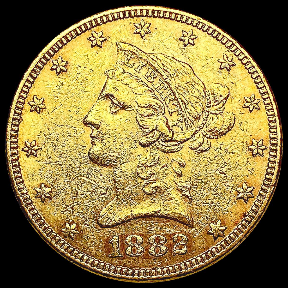 1882 $10 Gold Eagle CLOSELY UNCIRCULATED