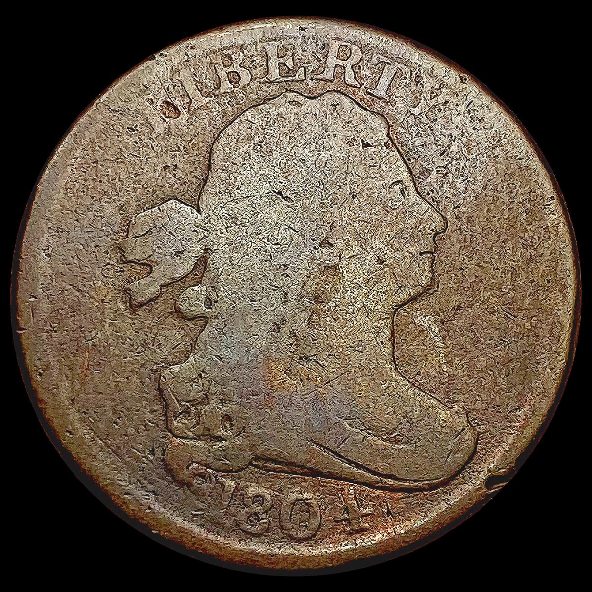 1804 Draped Bust Half Cent NICELY CIRCULATED