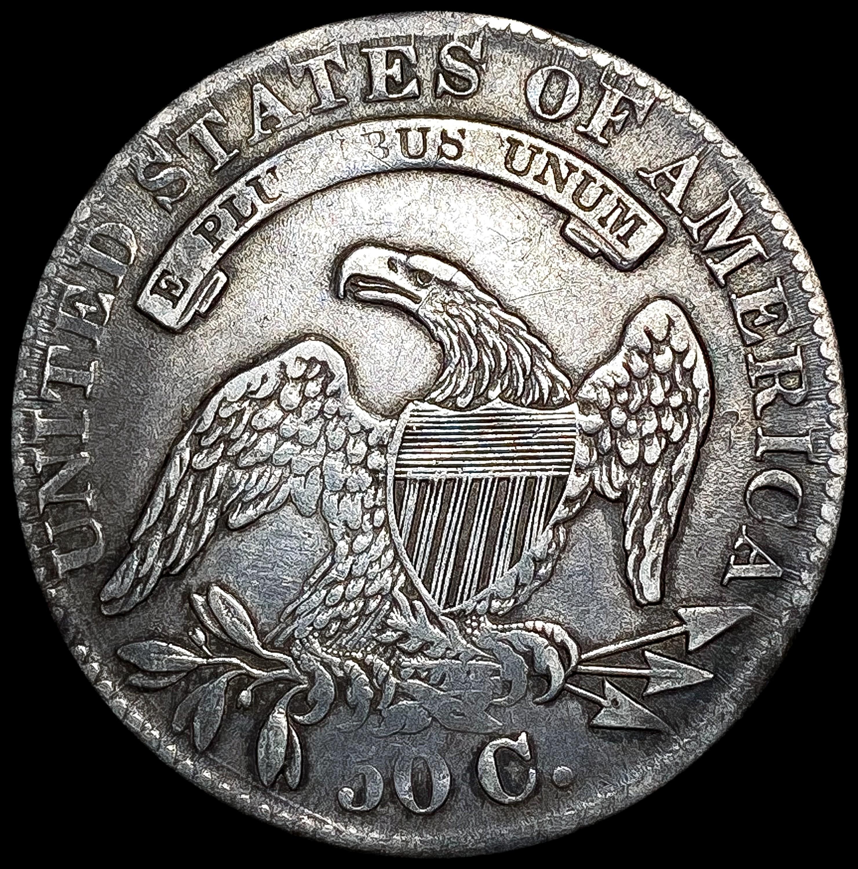 1833 Capped Bust Half Dollar NEARLY UNCIRCULATED