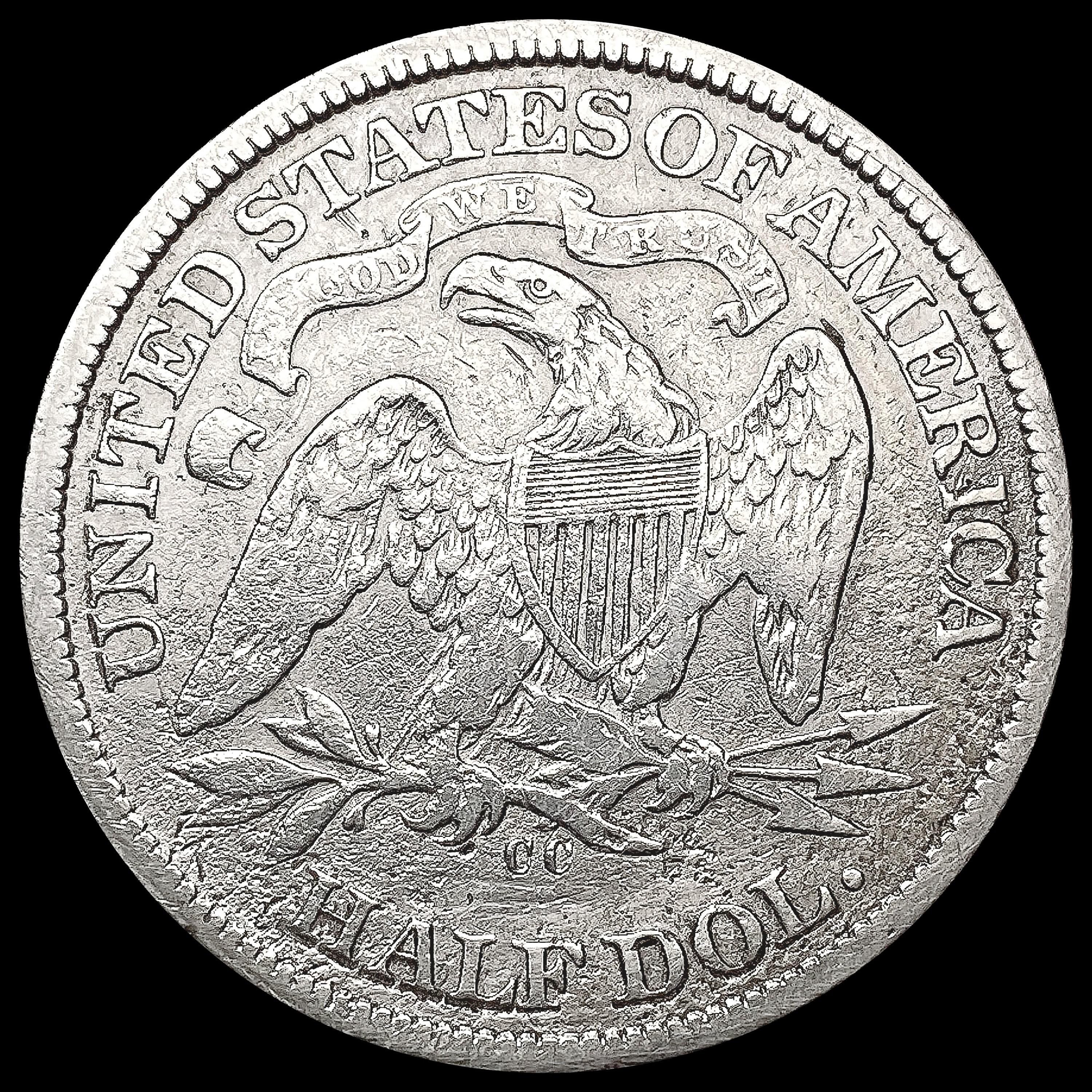 1872-CC Seated Liberty Half Dollar HIGH GRADE