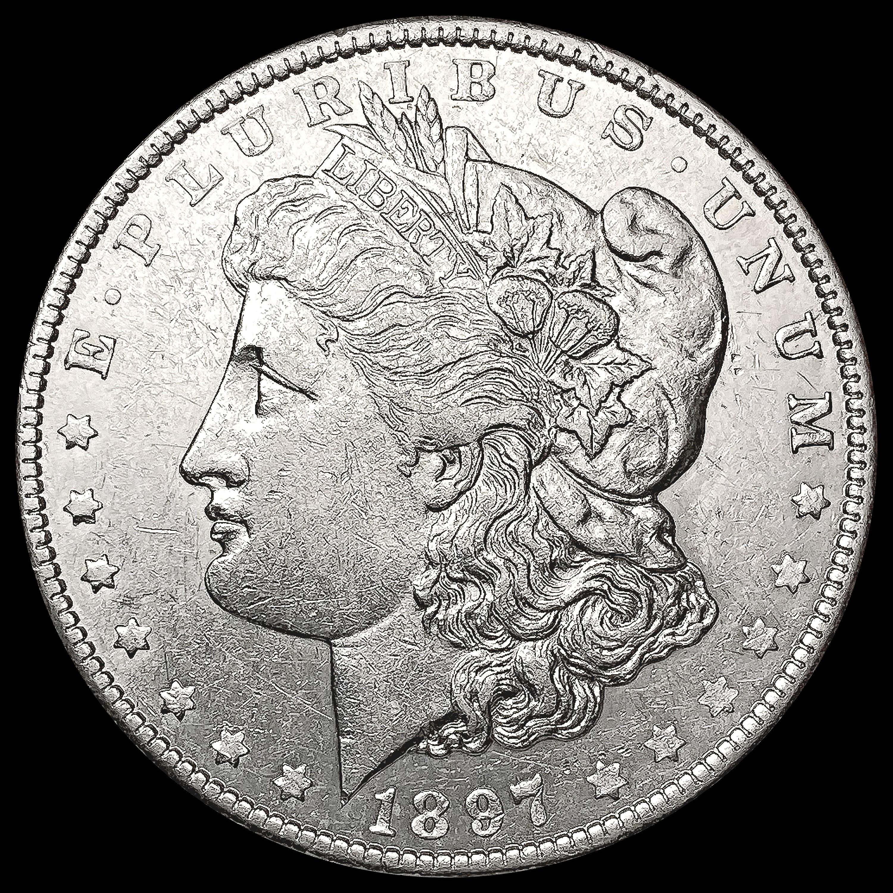 1897-O Morgan Silver Dollar CLOSELY UNCIRCULATED