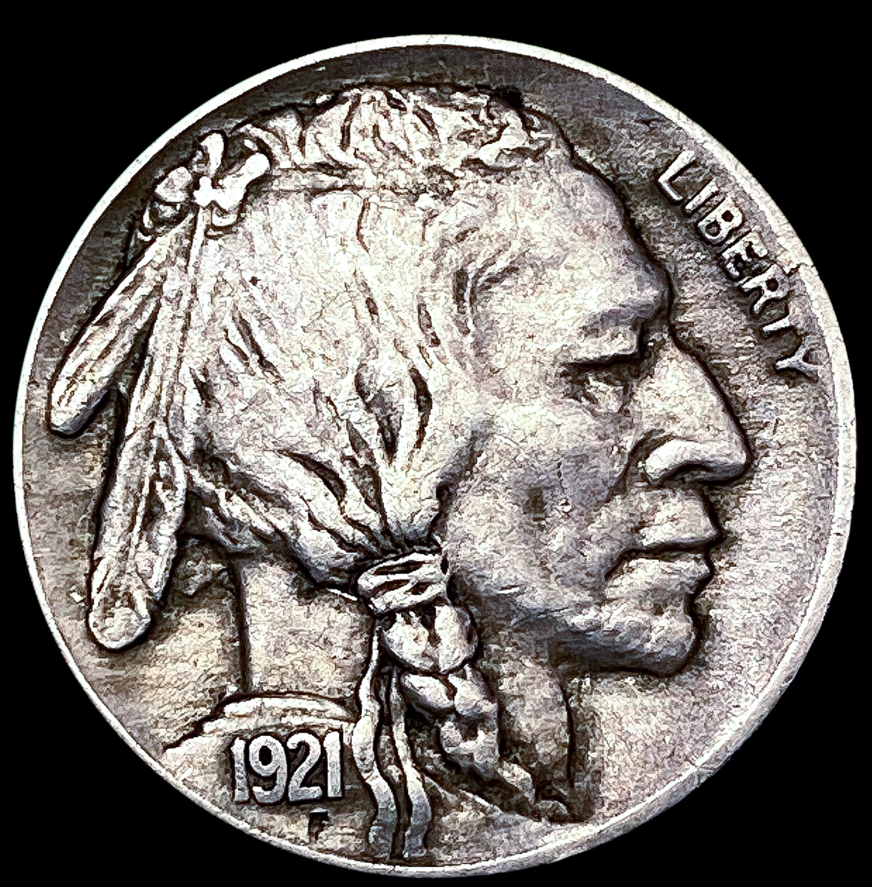 1921-S Barber Nickel LIGHTLY CIRCULATED