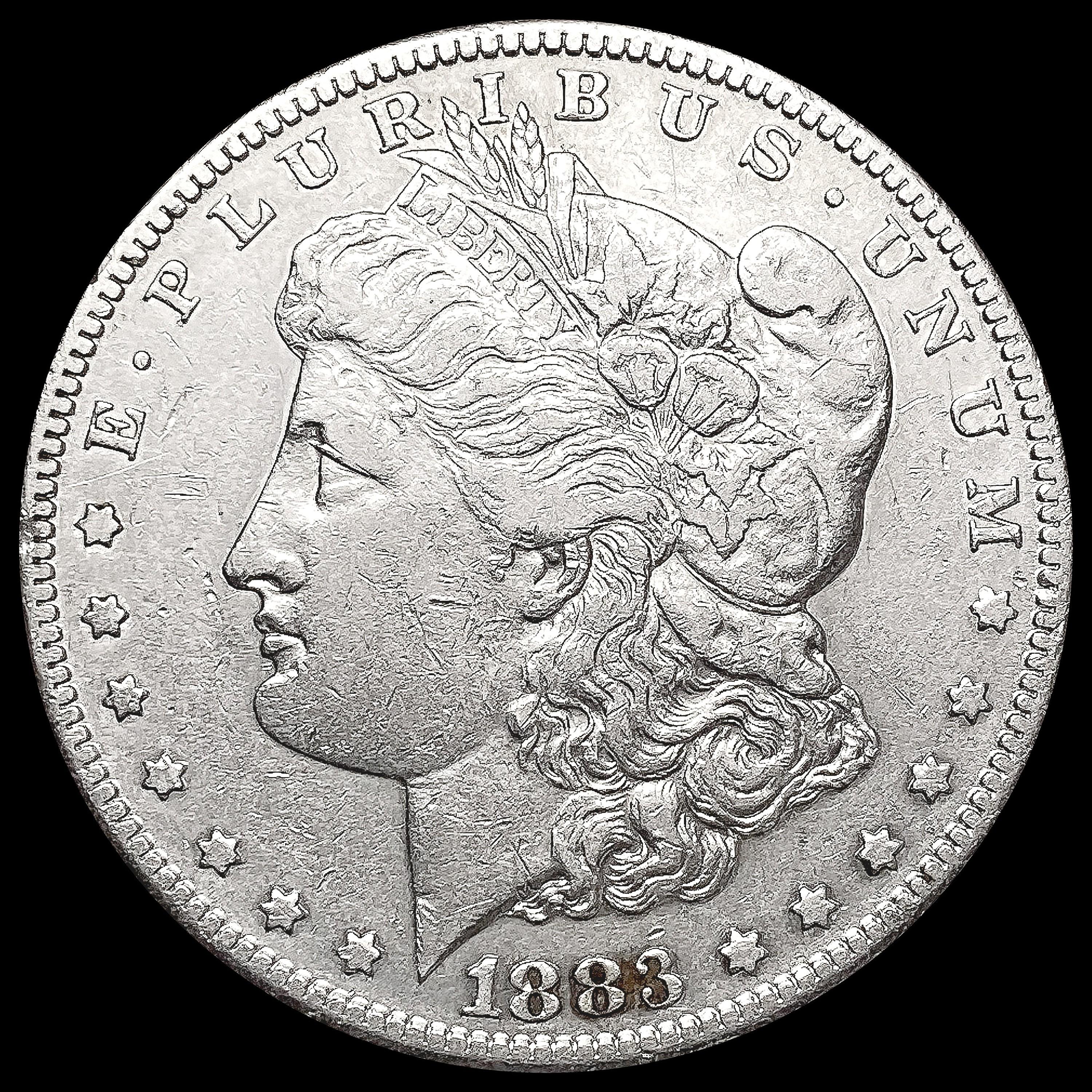 1883-S Morgan Silver Dollar NEARLY UNCIRCULATED