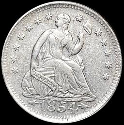 1854 Arws Seated Liberty Half Dime UNCIRCULATED