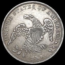 1835 Capped Bust Quarter CHOICE AU