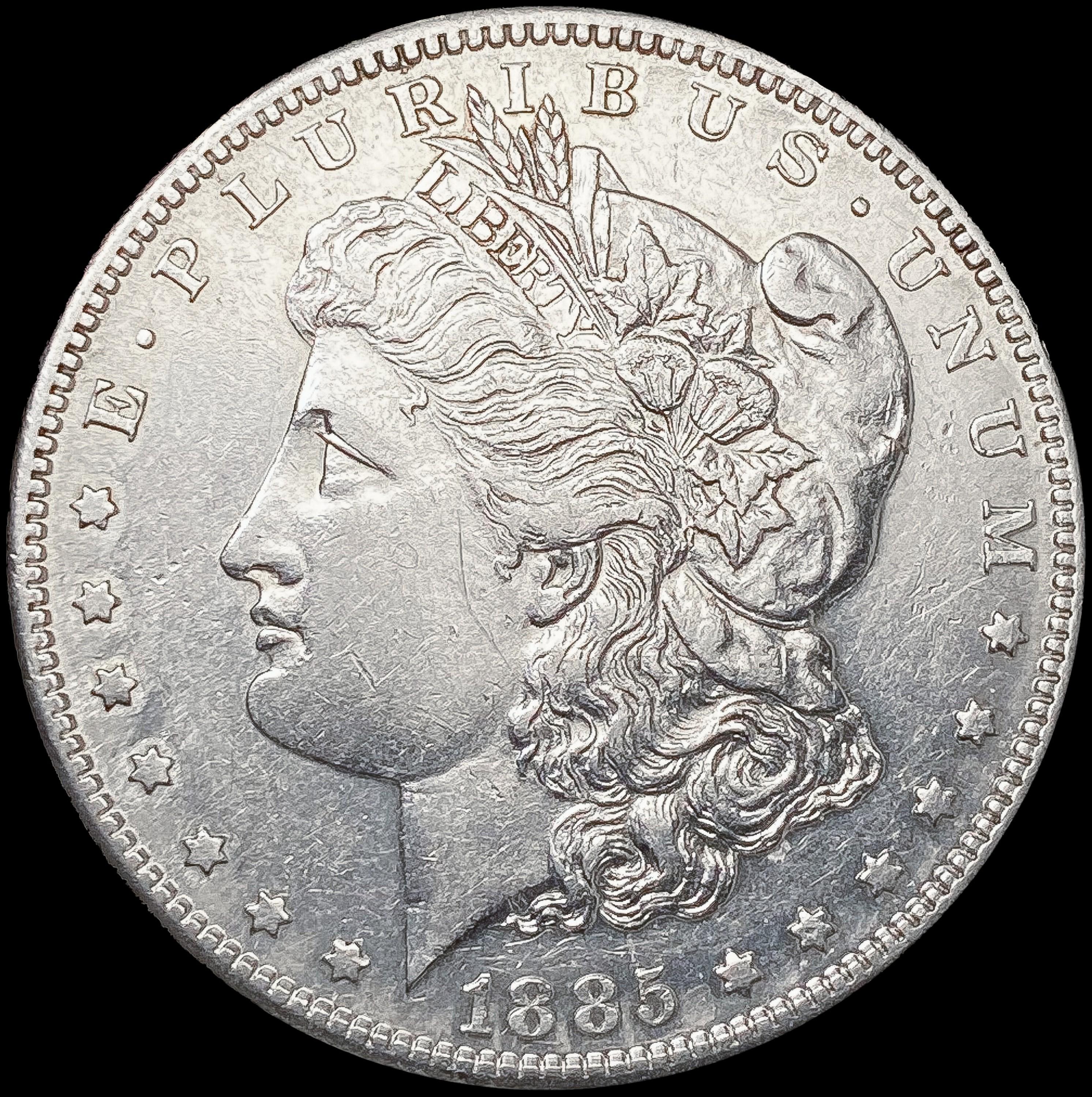 1885-S Morgan Silver Dollar CLOSELY UNCIRCULATED