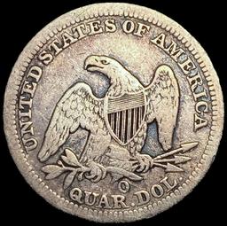 1847-O Seated Liberty Quarter NICELY CIRCULATED