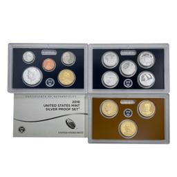 2015-2017 Silver US Proof Sets [37 Coins]