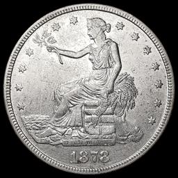 1878-S Silver Trade Dollar CLOSELY UNCIRCULATED