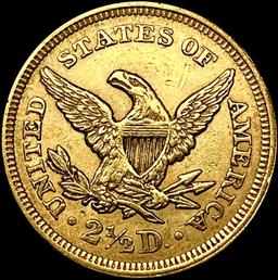 1851 $2.50 Gold Quarter Eagle UNCIRCULATED