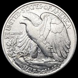 1917-S Walking Liberty Half Dollar NEARLY UNCIRCUL