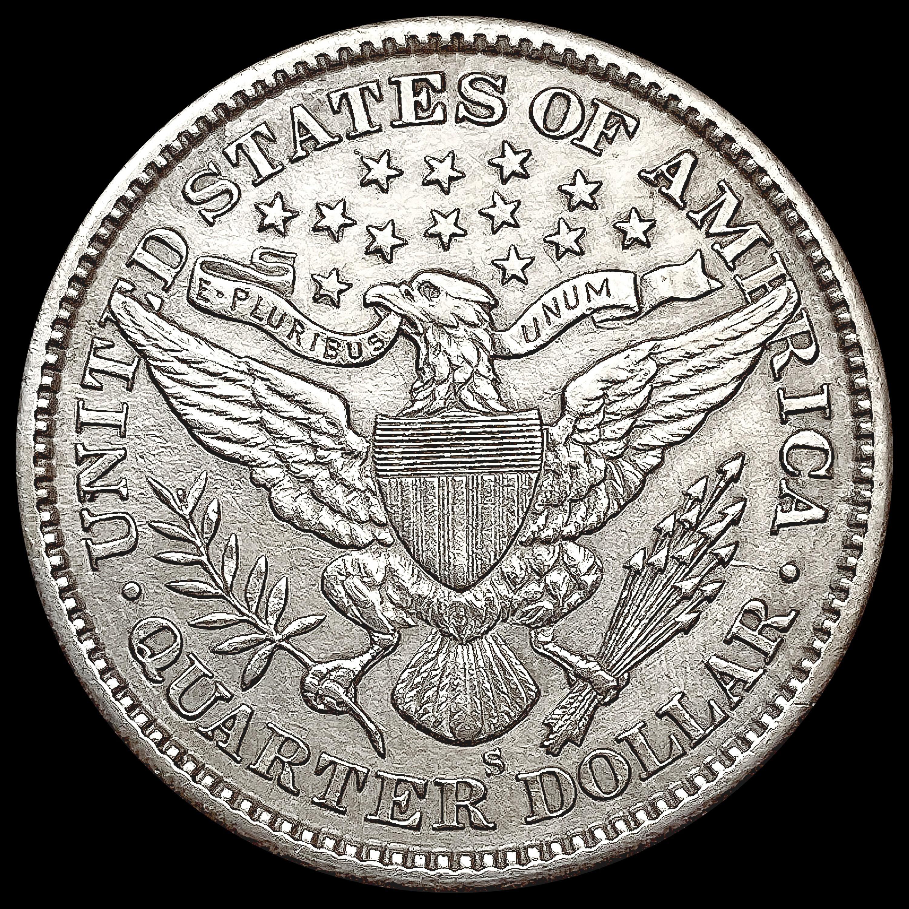 1900-S Barber Quarter UNCIRCULATED