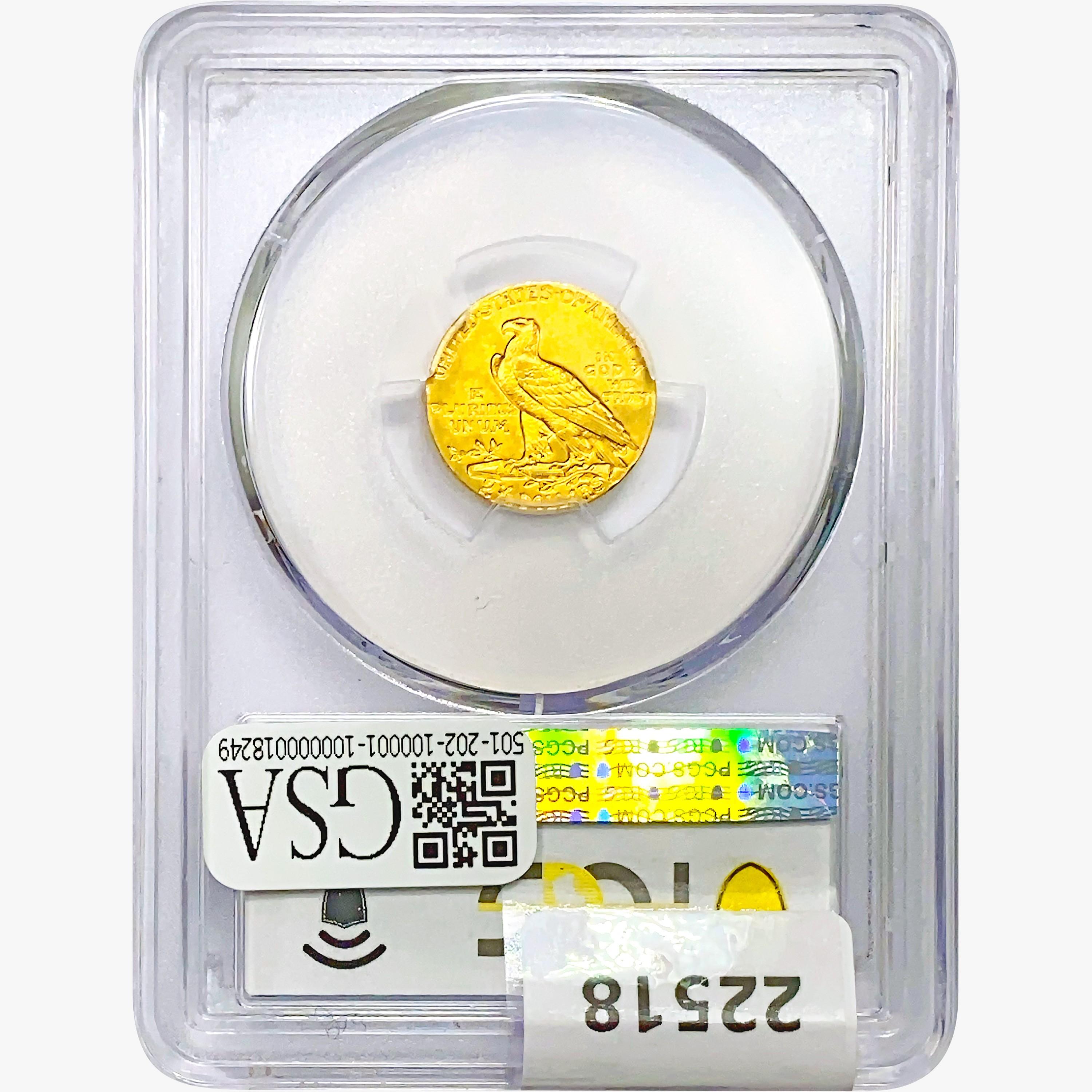 1910 $2.50 Gold Quarter Eagle PCGS AU55