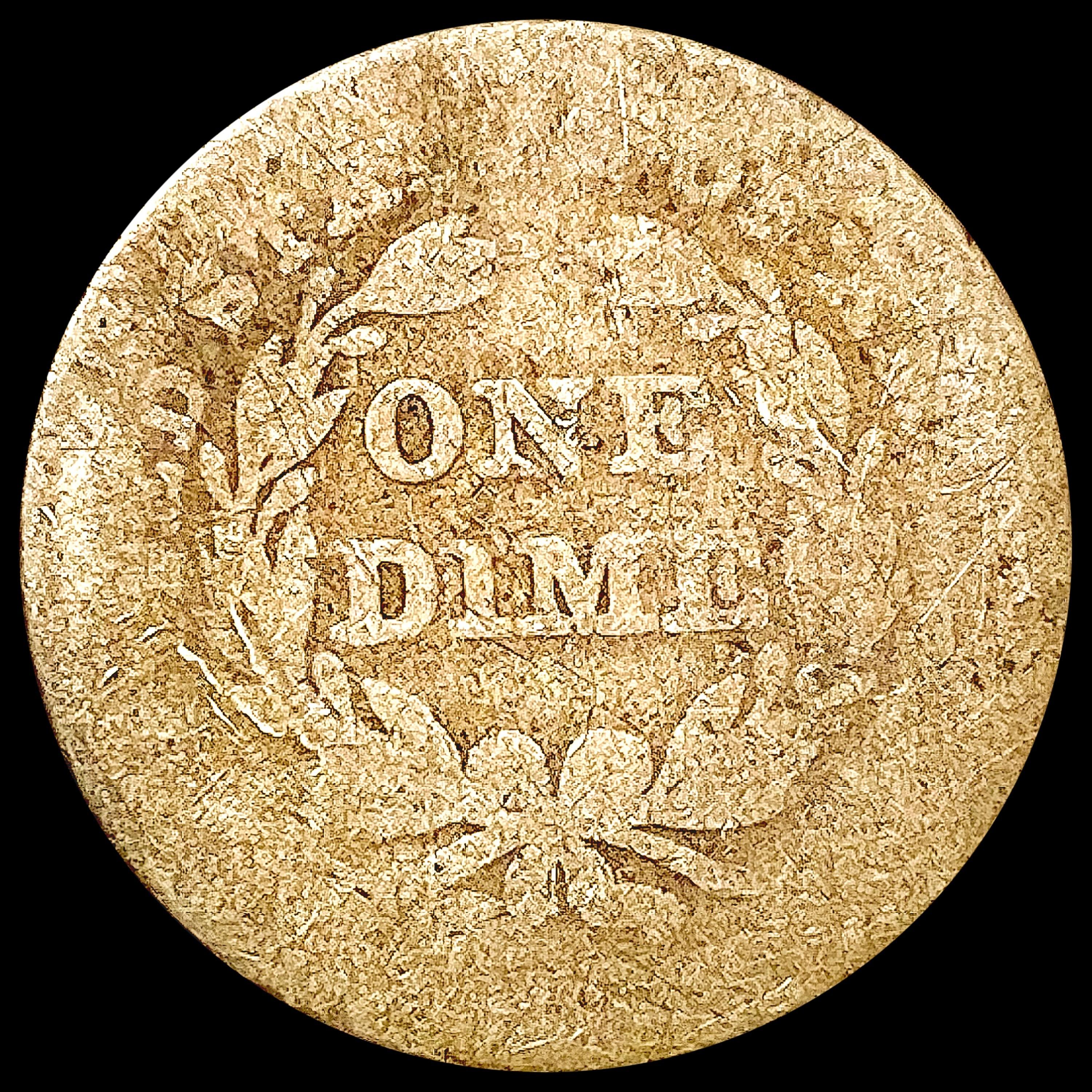 1838 Seated Liberty Dime NICELY CIRCULATED