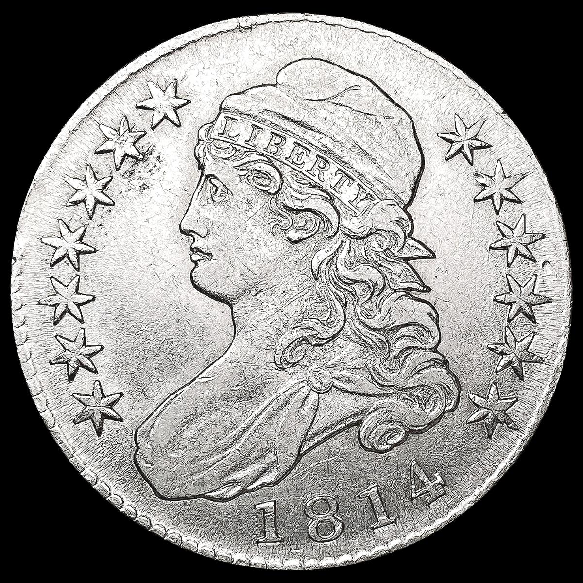 1814 Capped Bust Half Dollar CLOSELY UNCIRCULATED