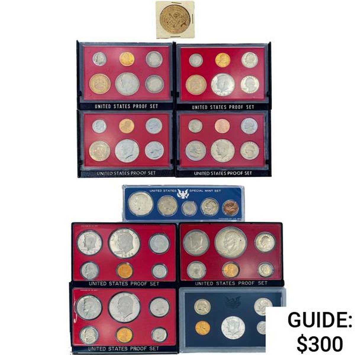 1967-1982 US Proof Mints Sets[49 Coins]