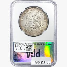 1876-S Silver Trade Dollar PGA MS61
