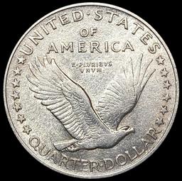 1917 T1 Standing Liberty Quarter CLOSELY UNCIRCULA