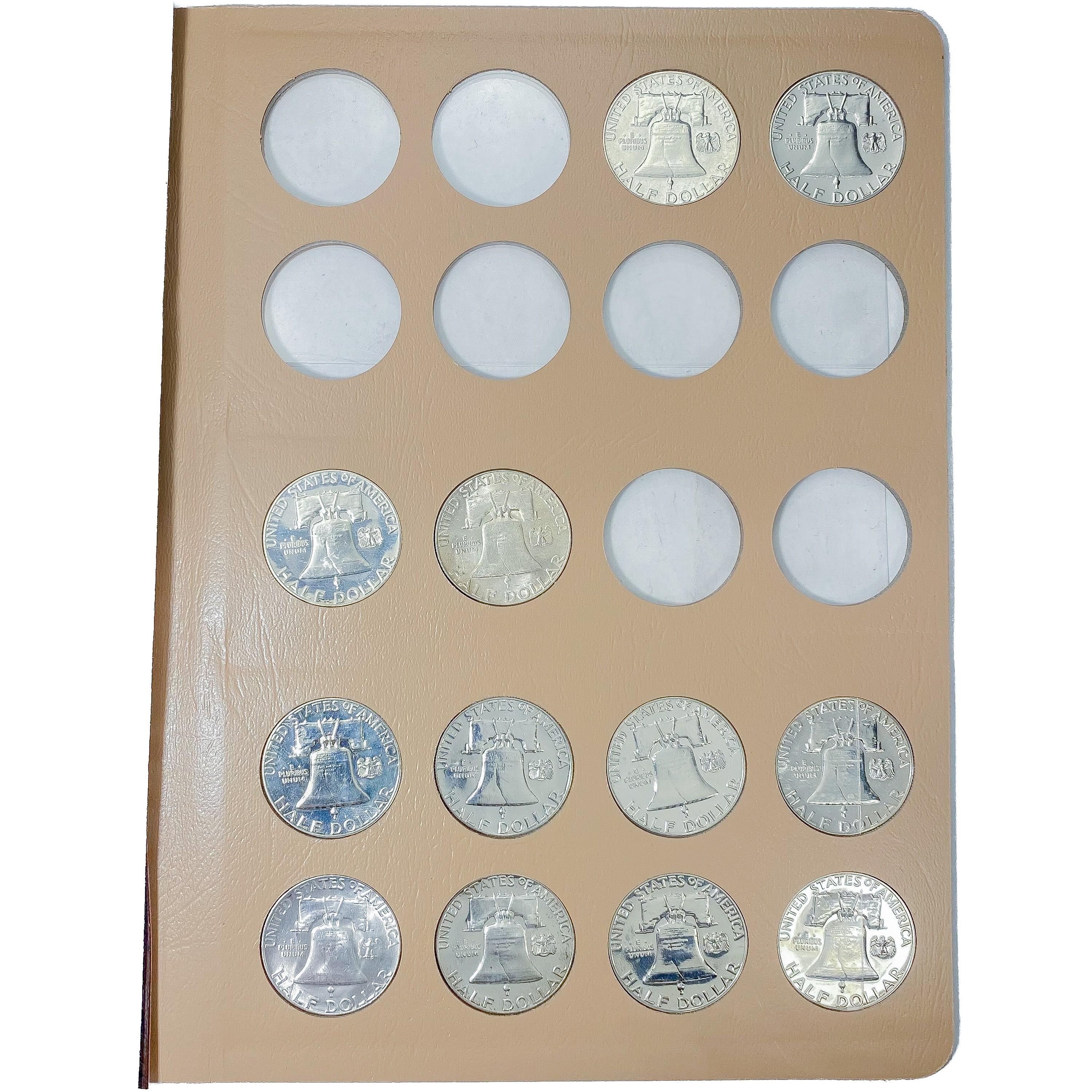 1948-1962 Franklin Half Dollar Book (47 Coins)