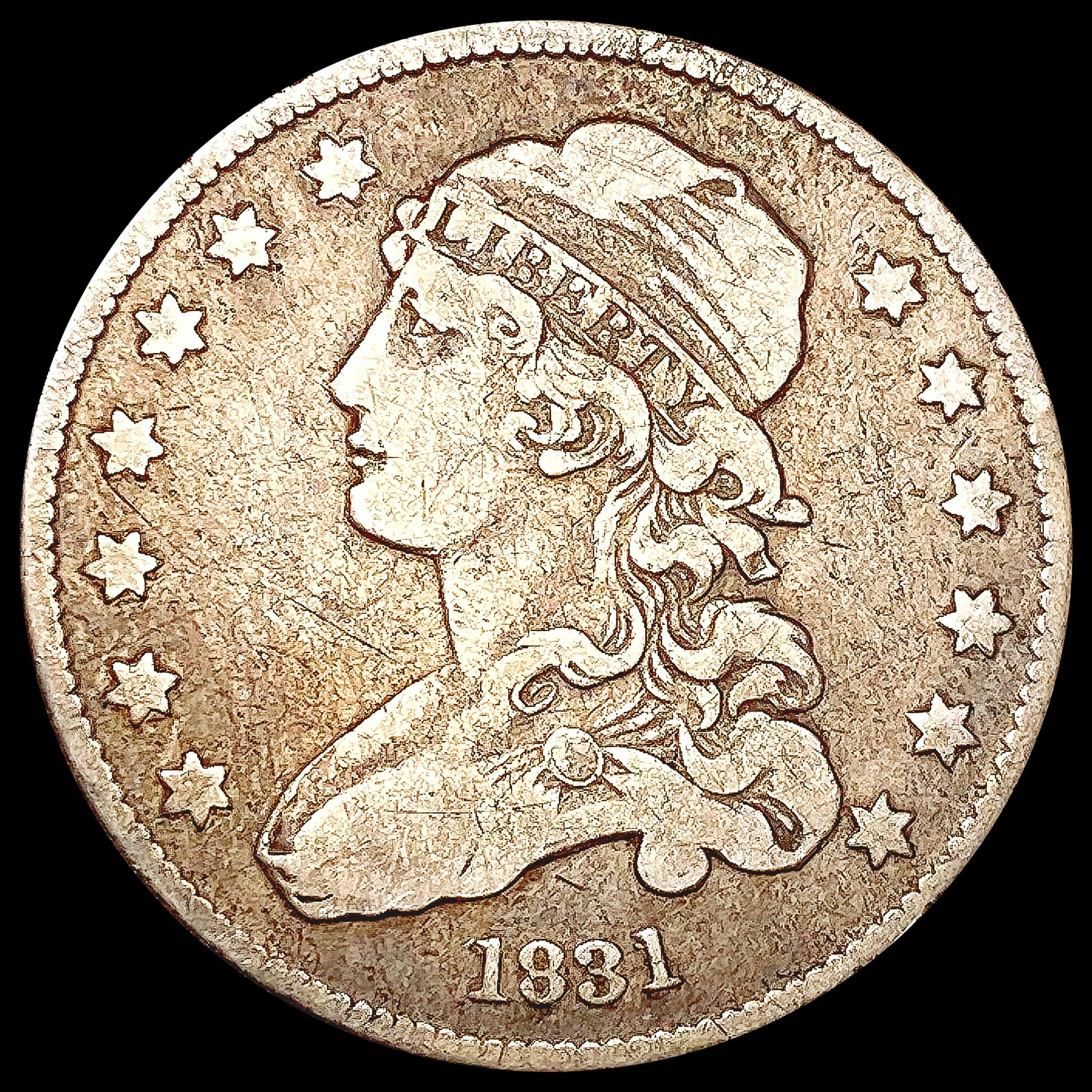 1831 Capped Bust Quarter NICELY CIRCULATED