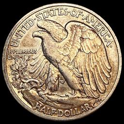 1929-D Walking Liberty Half Dollar NEARLY UNCIRCUL