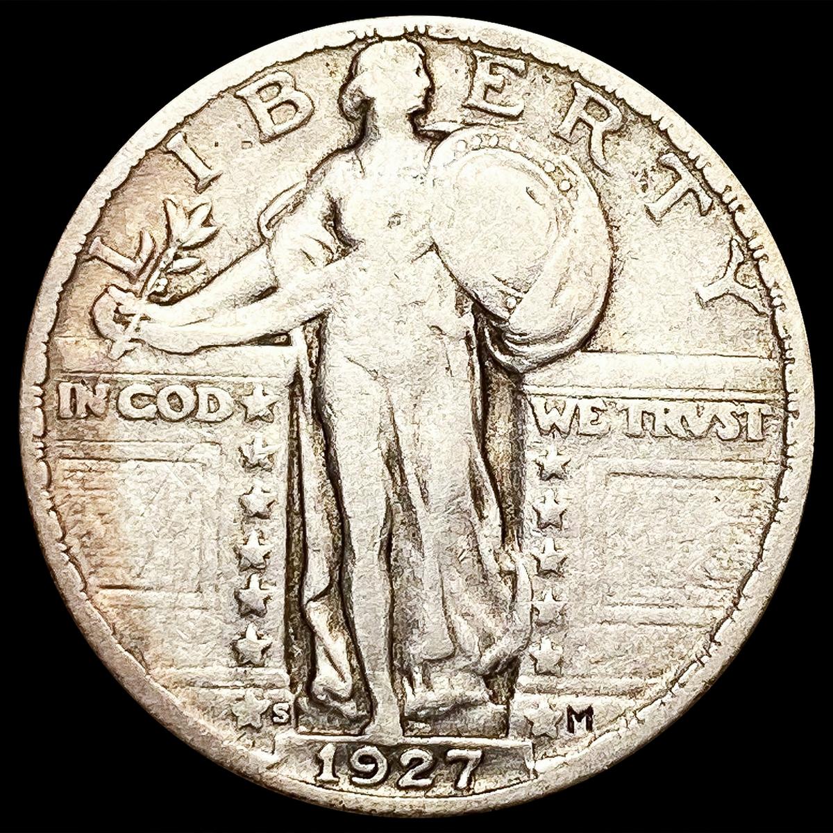 1927-S Standing Liberty Quarter NICELY CIRCULATED