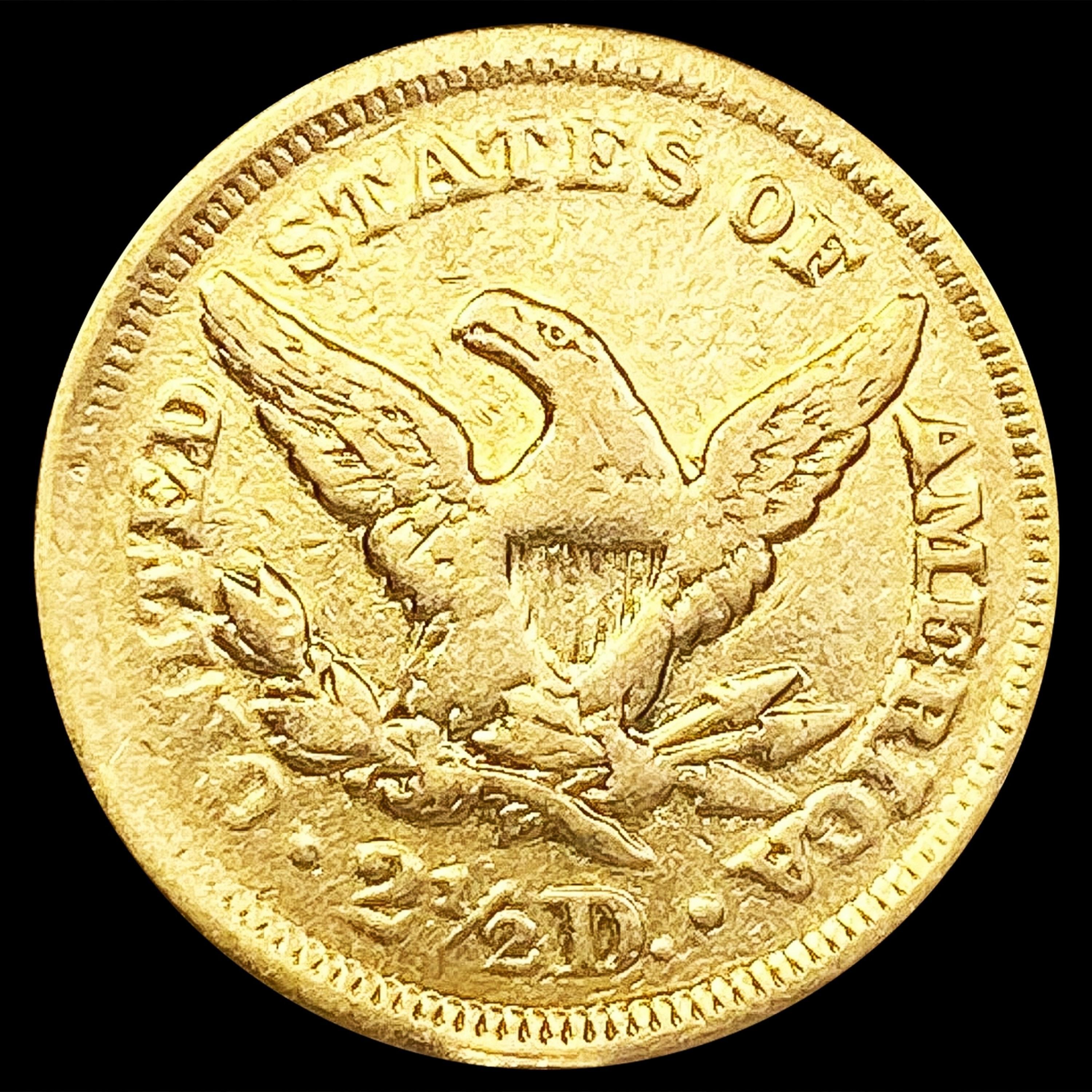 1853 $2.50 Gold Quarter Eagle NICELY CIRCULATED